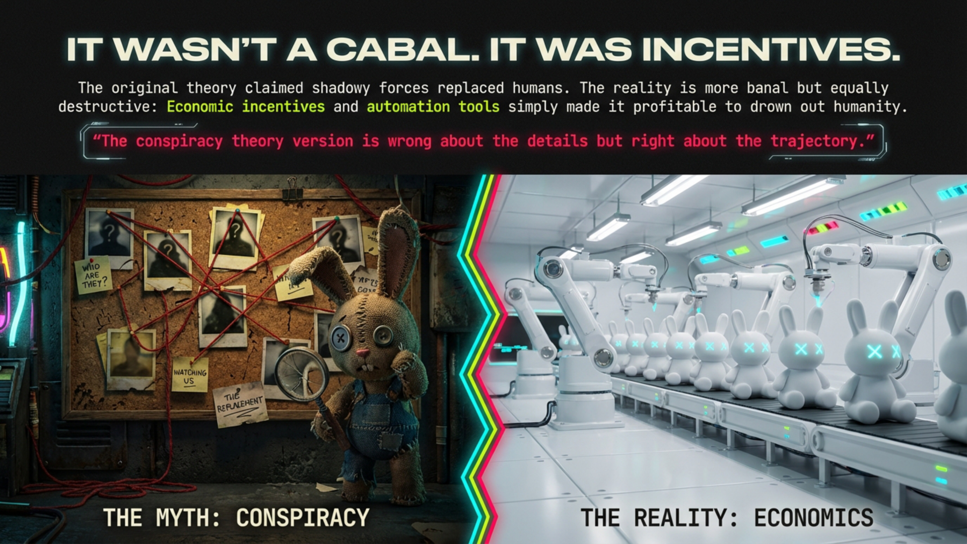 Future Inevitability: Graphic Geopolitics Book – AI, Dead Internet & the World That's Coming (Cyberpunk Collector's Edition)